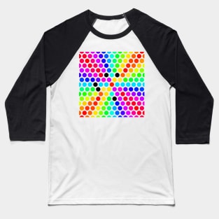 Geometic Rainbow Baseball T-Shirt